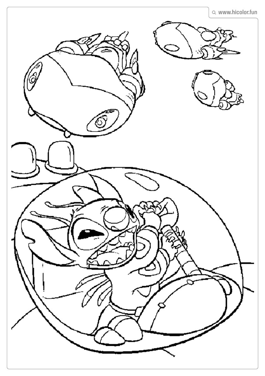 STITCH DESENHO PARA PINTAR