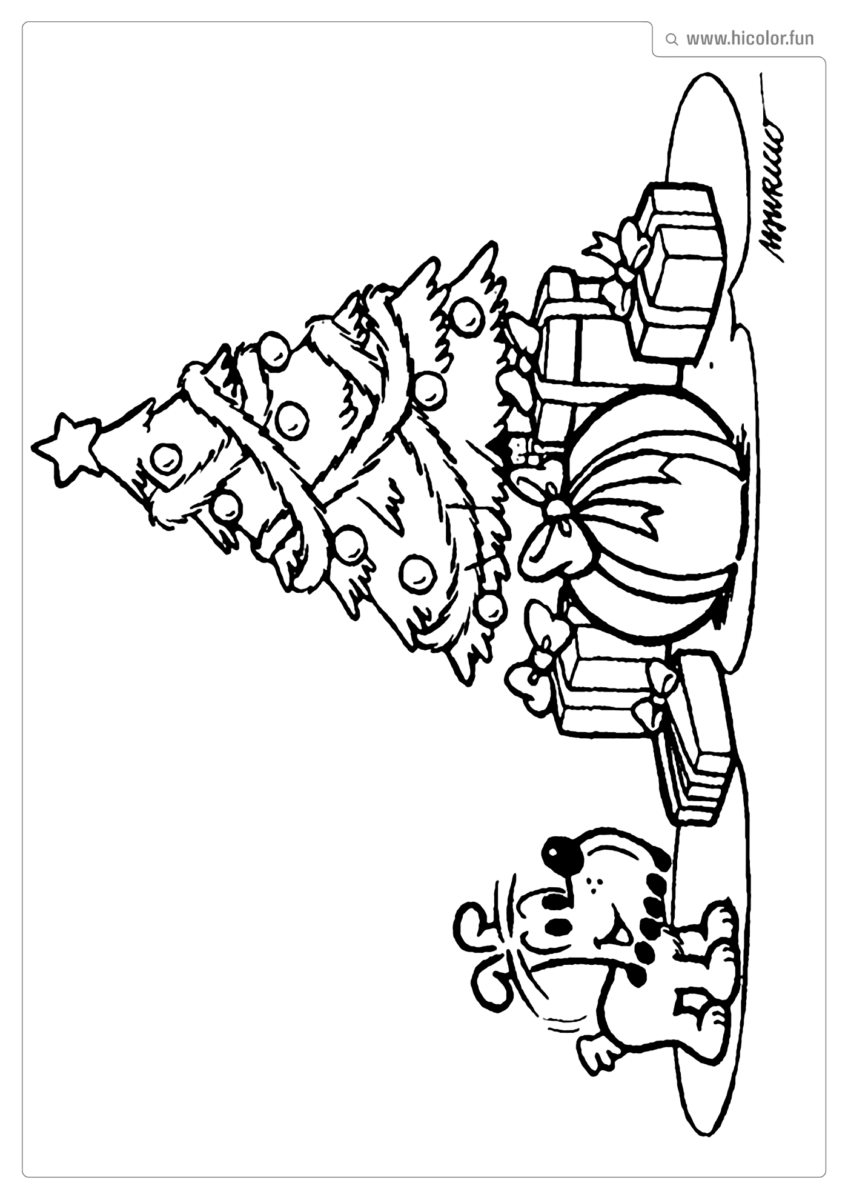 TURMA DA MONICA NATAL PARA COLORIR