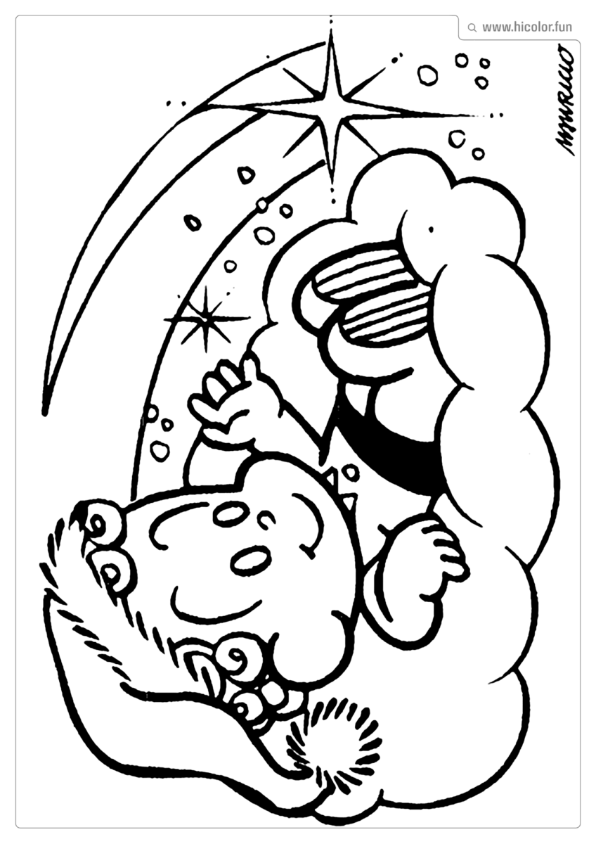 TURMA DA MONICA PARA COLORIR ANJINHO PARA IMPRIMIR