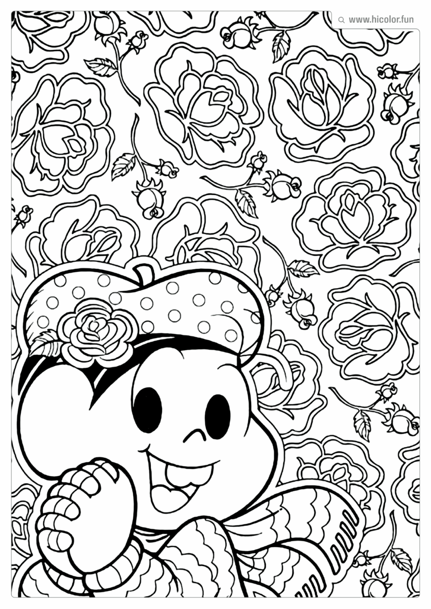 TURMA DA MôNICA PARA COLORIR