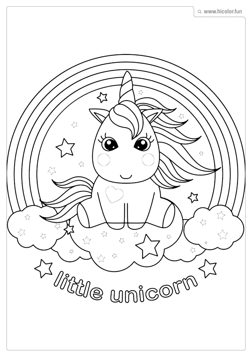 UNICORNIO COLORIR