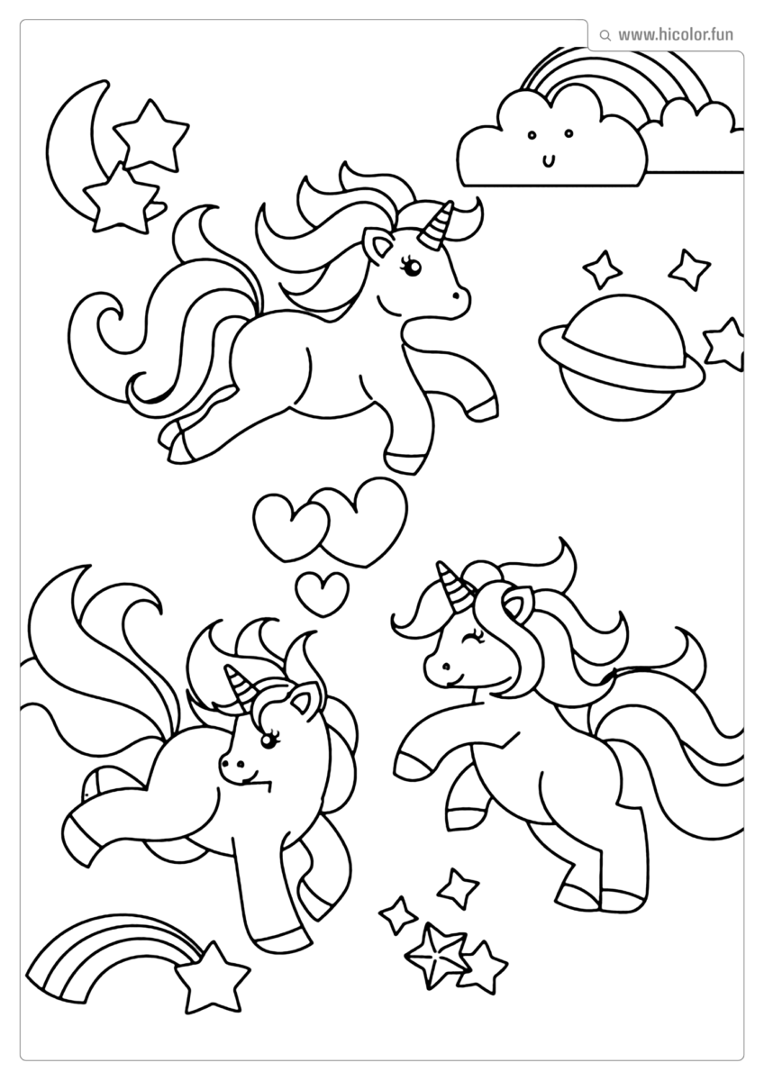 UNICóRNIO COLORIR