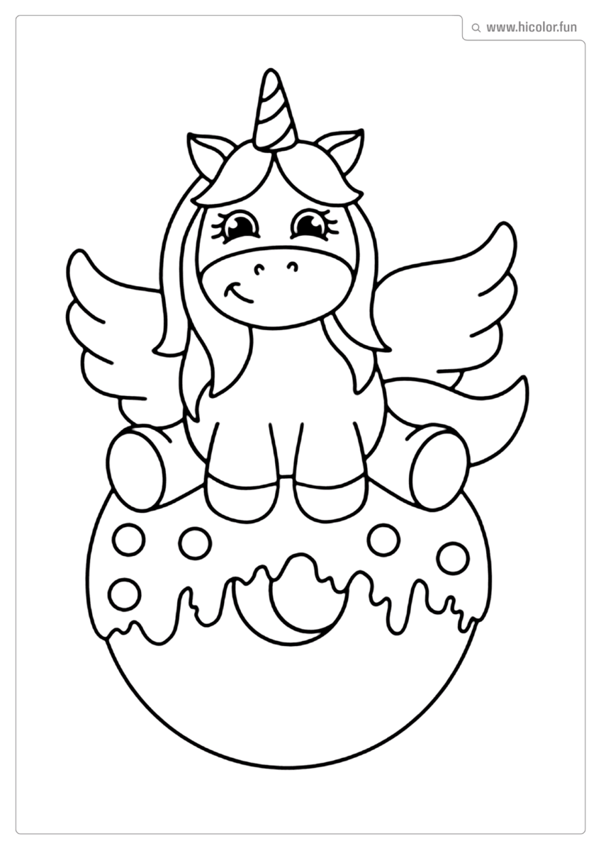 UNICóRNIO PARA COLORIR